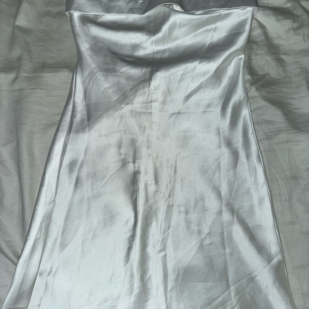 Altar'd State White Strapless Slip Dress